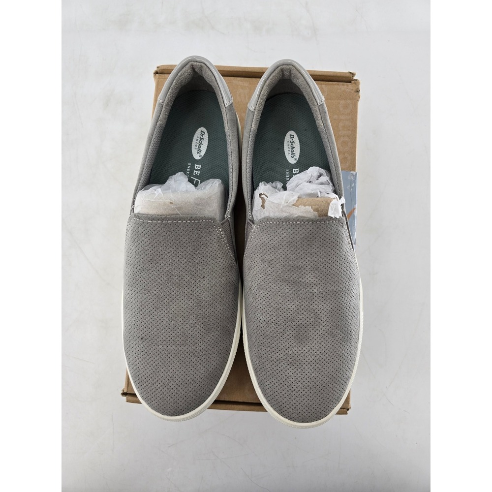 Dr. Scholl's Nova Slip On Sneakers Womens Size 8 Soft Grey Perforated - New - Picture 5 of 13